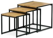 Autronic dohányzóasztal 45x45 cm MDF barna AF-3003 OAK