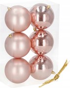 Karácsonyfa Bombák 10cm Karácsonyfa Bomba 6DB-OS Törhetetlen Medál Szett