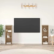 TV szekrény garnitúra 2 pcs kézműves tölgy 107 x 35 x 37 cm