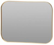 Golden fali tükör, 35 x 45 cm, fémkeret, arany