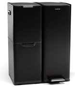 Klarstein Tiyo 3 az 1-ben, szemetes, 60 literes, kivehető kosár, puha záródású