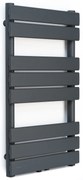 Blumfeldt Fairmont, radiátor, 80 x 45, 375 W, meleg víz, 3 törölközőtartó, 1/2