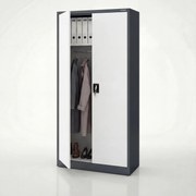 Zárható takarítószekrény antracit-fehér DAWID 900 x 1850 x 450 mm