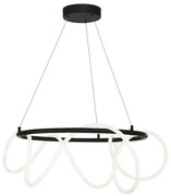 Zuma Line 20006PL-BK - LED Csillár zsinóron BALBO LED/58W/230V 3000/4000/6000K