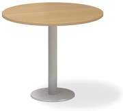 ProOffice tárgyalóasztal, átmérő 90 cm, bükkfa