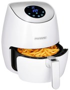 monzana® Forró levegős sütő FRYER 1 fehér - 9 az 1-ben érintőképernyővel 1485 W 3,6 l