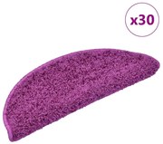 30 db lila, félkör alakú, nagy lépcsőszőnyeg 65 x 21 x 4 cm