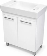 VivaStyle PANEL- KMT 60 lábon álló fürdőszobabútor CeraStyle SHARP - BAL CSAPLYUKAS mosdóval 60x30cm