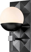 Quintiesse modern fali lámpa deco fekete elsqn-deco-1wb-blk-o IP44