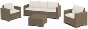 Keter California kerti bútor szett 3+2+1 cappuccino