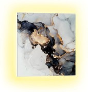 Klarstein Mojave 500 smart, infravörös hősugárzó 2 az 1-ben, konvektor, 60 x 60 cm, 500 W, RGB világítás