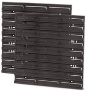 Szerelőlap 38,6 x 1,8 x 39 cm (2 db), fekete