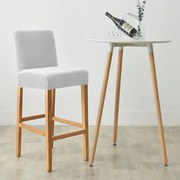 Bárszék Huzat (bársonyos, világosszürke)