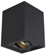 Okos spotlámpa fekete állítható WiFi GU10-zel - Quadro Up