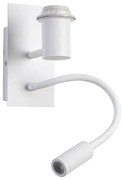 Brilagi - LED Rugalmas fali lámpa NUBILA 1xE27/25W/230V + LED/3W fehér BRI126