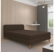 Kárpitozott heverő BRISBANE 110x200 cm barna