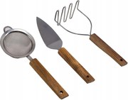 3 Db-os Konyhai Eszköz Készlet Habverő Konyhai Lapát Tészta Szűrő Ajándék