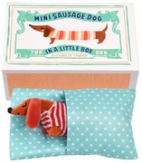 Plüssjáték Mini Sausage Dog in a Little Box – Rex London