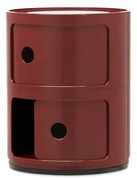 Kartell Componibili 4966 tárolóasztal, 2 tároló rész, több színben Szín: vínová