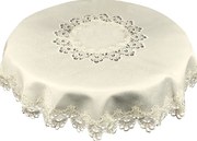 Abrosz Gipszből 110cm Dekorációs Asztalkrém