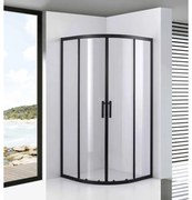 Avignon || 6mm Black íves zuhanykabin 90*90