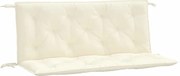 vidaXL 2 db krémfehér oxford szövet kerti padpárna 120 x 50 x 7 cm