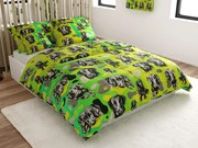 ARTEMIS zöld pamut ágynemű, 100% pamut Ágyneműhuzat mérete: 70 x 90 cm | 140 x 200 cm