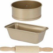 Gyerek sütőkészlet - 2 forma, sodrófa