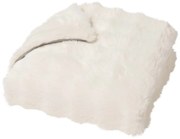 Krémszínű mikroplüss takaró 180x220 cm Mounty – douceur d'intérieur