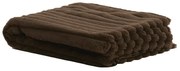 Barna mikroplüss takaró 130x170 cm Vajen – Light & Living
