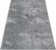 Szőnyeg 140x190 Szürke Modern Hálószoba Törzs Extra Vastag És Masszív Sűrű