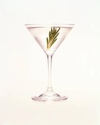 Fotográfia Martini with sprig of rosemary, Jonathan Kantor Studio