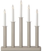 Bézs karácsonyi fénydekoráció Plate – Star Trading