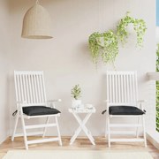 2 db fekete oxford szövet székpárna 40 x 40 x 7 cm