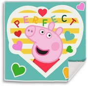 Peppa malac Perfect Mágikus Kéztörlő arctörlő, törölköző 30x30cm