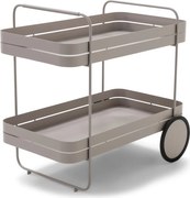 Fém gurulós zsúrkocsi 74x42 cm Gin &amp; Trolley – Spinder Design