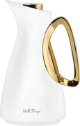 Fehér-aranyszínű termosz 1 l Alessia – Vialli Design