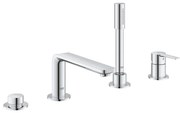 GROHE 19577001 - LINEARE négylyukas kádcsaptelep kombináció, fényes króm