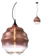 Redo 01-1846 - Csillár zsinóron SLAG 1xE27/42W/230V átm. 40 cm réz