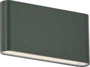 Modern kültéri fali lámpa sötétzöld 17,5 cm LED-del IP65 - Batt
