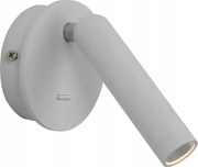 Italux Fali lámpa fehér Led 2.5W olvasó mozgatható reflektor