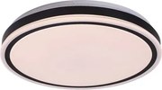 Rabalux corlet beltéri mennyezeti led lámpa távírányítóval 20w 1500lm ip20 38,5cm átmérő  fekete