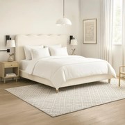 Franciaágy Krém Bouclé Kárpittal. 180x200 cm. IZMIR Boucle