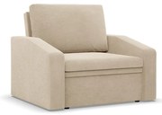 Vertico fekvőfotel, 80 cm széles, kordbársony, bézs