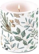 Karácsonyi átvilágítós gyertya Közepes Collection of Leaves