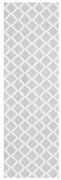 Elegance világosszürke futószőnyeg, 50 x 150 cm - Zala Living