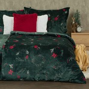 4Home Poinsettia mikroflanel ágyneműhuzat, 140 x 220 cm, 70 x 90 cm, 140 x 220 cm, 70 x 90 cm