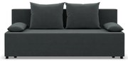 Nobu kanapé, bársony, szürke