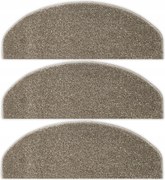 Lépcsővédő Szőnyeg Szett Bézs Krém Puha Bolyhos Lépcsőfok Takaró