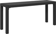 vidaXL Kerti pad Fekete 100 x 28 x 45 cm Acél